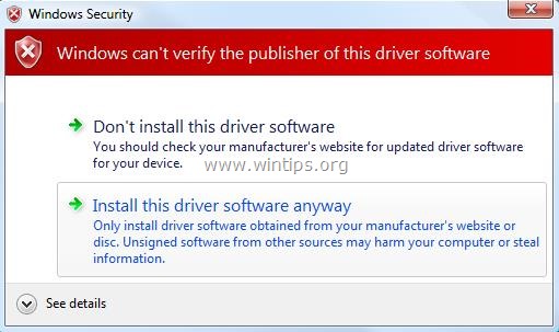 install driver anyway
